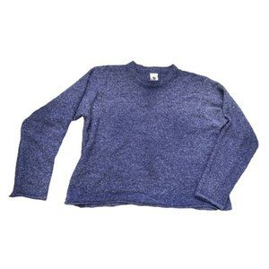 VINTAGE Columbia brushed terry cloth knit crewneck sweater